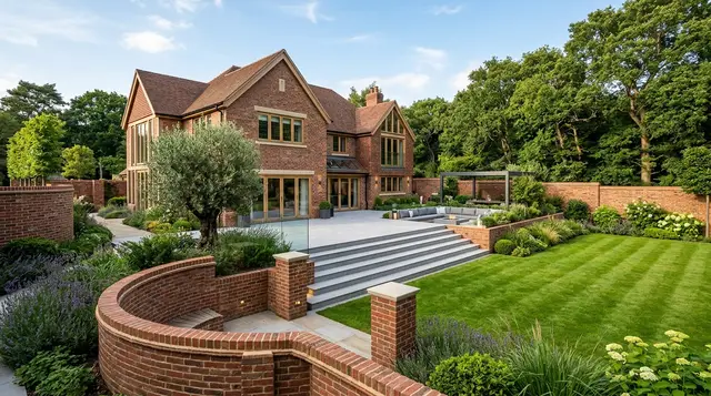 Curved garden walls by Beyond The Wall